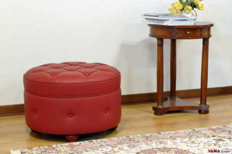 Pouf tondo Giotto - VAMA Divani