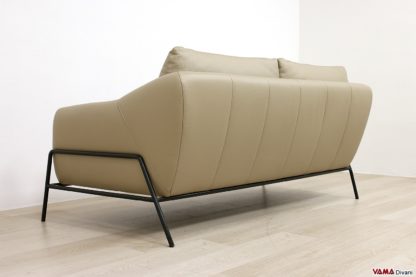 Dietro divano design con struttura e gambe in ferro
